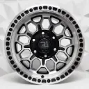 RIN 15X8 6-139.7 R1 SPORT ULFS08 BLACK MACHINE FACE ET0 CB106.3