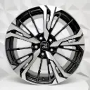 RIN 18X7.5 5-114.3 R1 SPORT 1025 MACHINE BLACK ET35 CB60.1 