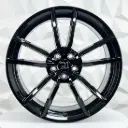 RIN 18X8 5-100 R1 SPORT 8390 GLOSS BLACK ET42 CB57.1