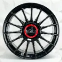 RIN 18X8 5-100/112 R1 SPORT F8728 BLACK ET45 CB73.1