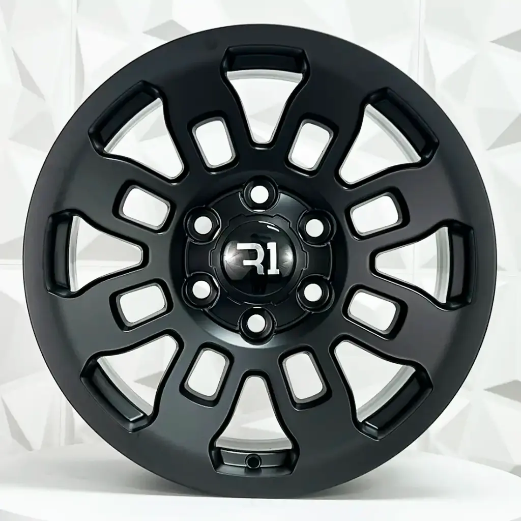 RIN 17X8 6-139.7 R1 SPORT QC1262 TY BLACK MATE ET15 CB106.1