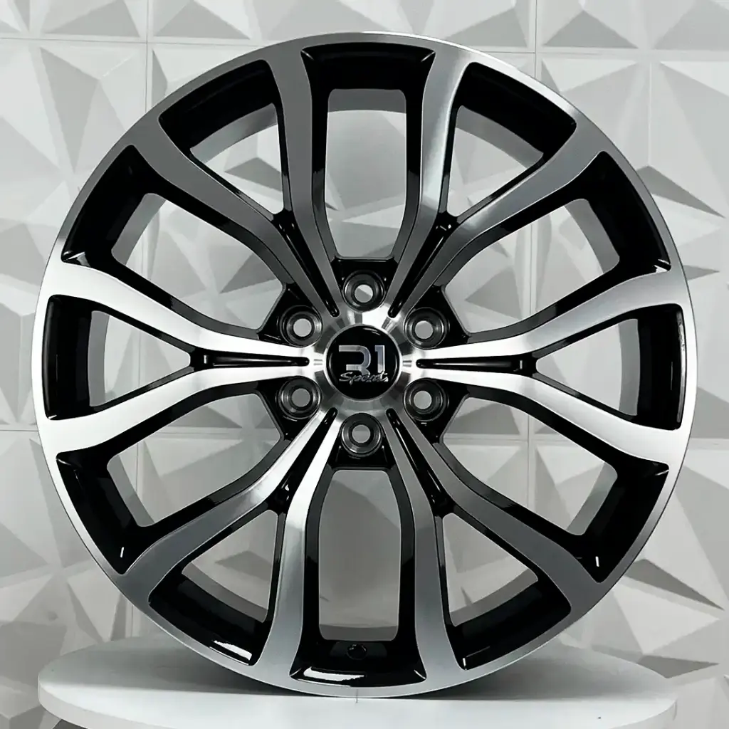 RIN 24X10 6-135 R1 SPORT FH025 BLACK MACHINE FACE ET31 CB87.1