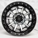 RIN 17X9 6-139.7 R1 SPORT QC1261 BLACK MACHINE FACE ET0 CB106.1