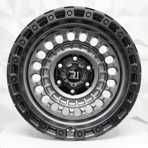 [171567] RIN 17X9 6-139.7 R1 SPORT DX199 MATT GRAY+BLACK RING ET0 CB110.1
