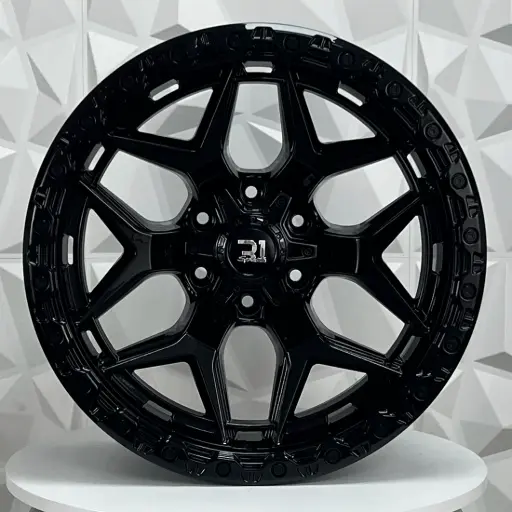 [229341] RIN 22X12 8-170 R1 SPORT 1891B FULL GLOSS BLACK+RIVETS ET-44 CB125.1